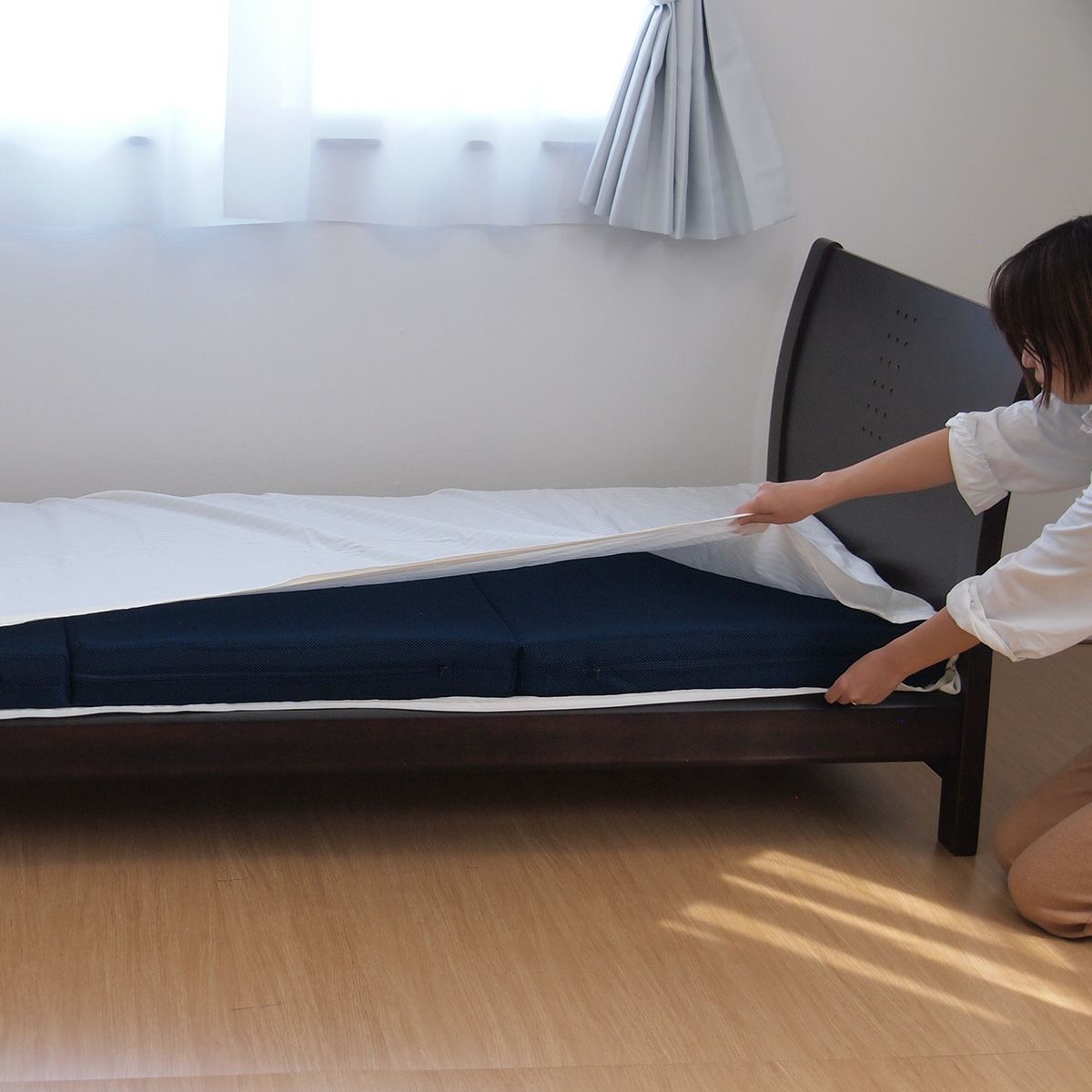 Trend Bedding Mart 1枚 無地 フラットシーツ 滑らかな手触り